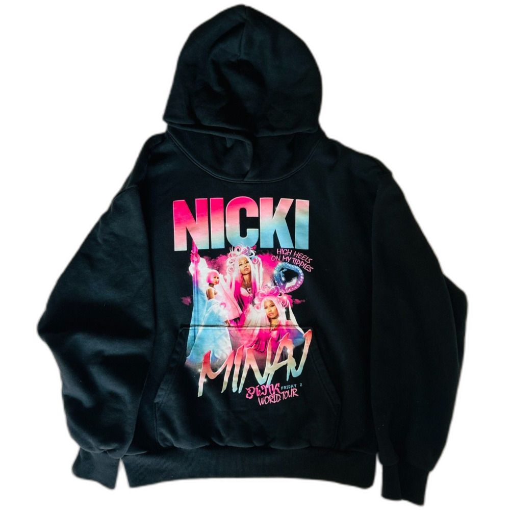 Nicki Minaj Pink Friday 2 Tour Hoodie - Medium - High Heels On My Tippies